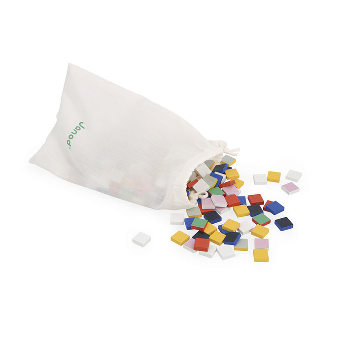 Układanka dla dzieci 4w1 Symetria kodowanie mozaika i piksele Janod