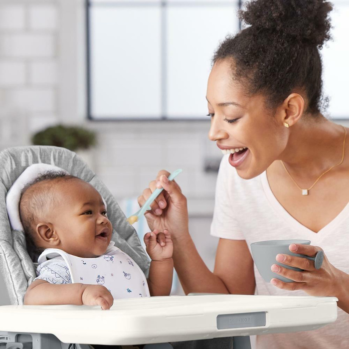 Zestaw łyżeczek Easy-Feed Grey/Soft Teal Skip Hop