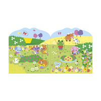 Książeczka z naklejkami Wieś Janod