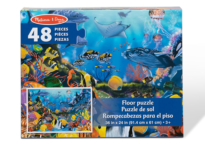 Duże puzzle dla dzieci Podwodny Świat 48 el. Melissa and Doug