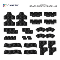 Klocki magnetyczne Connetix Creative Roads Pack 48 el