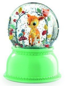 Kula śnieżna z lampką Przygoda sarenki Djeco