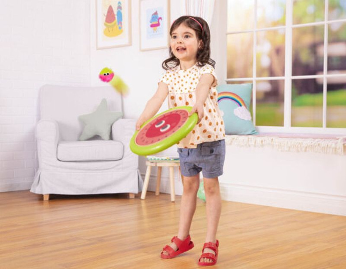 Łapki na rzep z piłeczkami Poppin’ Paddles B.Toys