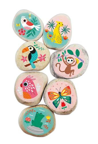 Zestaw kreatywny Kamienie do ozdabiania Janod