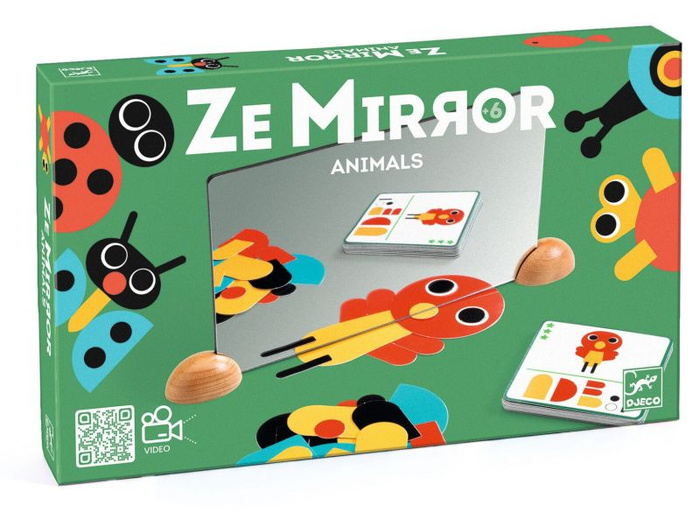 Edukacyjna gra dla dzieci Odbicie lustrzane Zwierzątka Ze Mirror Djeco
