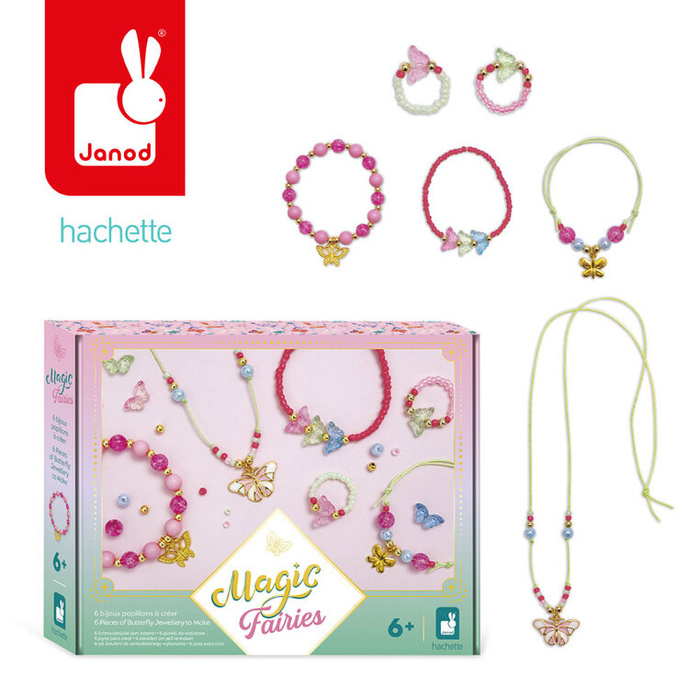 Zestaw do tworzenia biżuterii z motylami wróżki Janod 