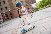 SCOOTANDRIDE Highwaykick 3S Hulajnoga z systemem sterowania 2w1 i kółkami LED składana 3+ Steel