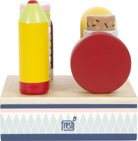 Drewniany zestaw lody na patyku Small Foot imitacje artykułów spożywczych dla dzieci