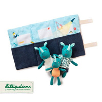 Mini przytulanki Rodzina nosorożców z matą Nosorożec Marius Lilliputiens