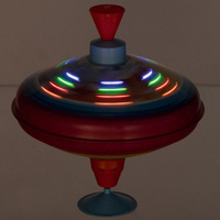  Bączek do kręcenia gwiezdny LED metalowy Goki