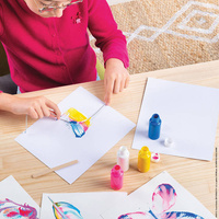 Zestaw kreatywny dla dzieci Malowanie łańcuszkiem Kwiaty I love creativity Janod 