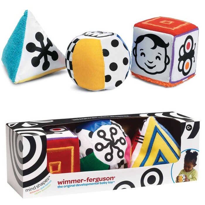 Zabawka dla niemowląt. Sensoryczne kształty, Manhattan Toy