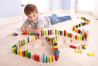 Drewniane Domino dla dzieci 240 el. HABA