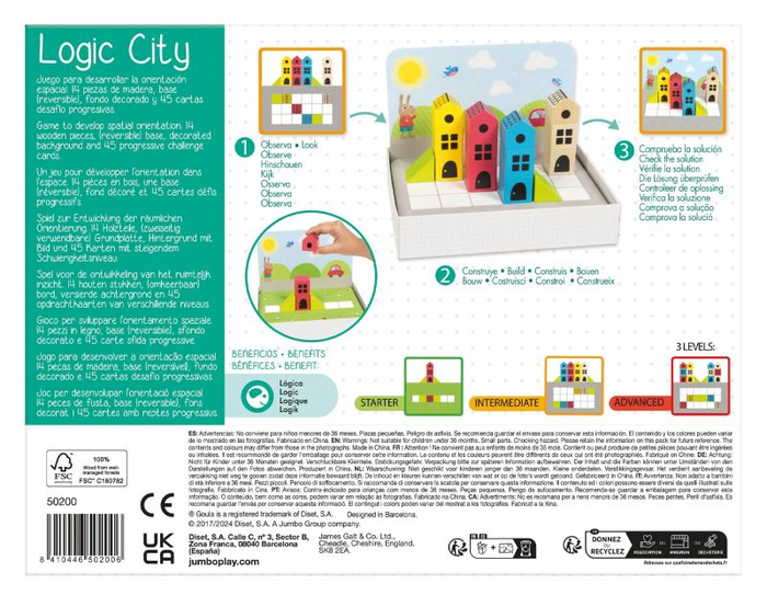 Gra dla dzieci Logic city Goula