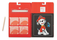 Wydrapywanka zdrapywanka z książką Psi Patrol Scratch Art Pad – Marshall Melissa and Doug