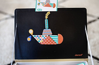   Magnetyczna układanka Kształty Magnetibook kolekcja 2018, Janod