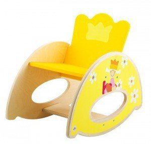 Drewniany fotel bujany. Para książęca, Sevi