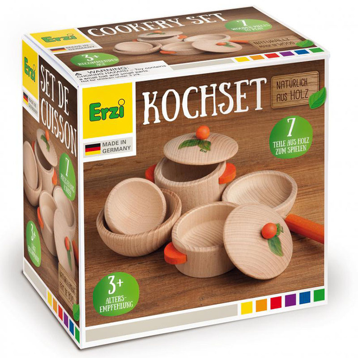 Drewniane naczynia do gotowania Natura Erzi