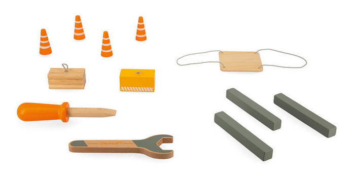 Dźwig z narzędziami do samodzielnego składania Janod