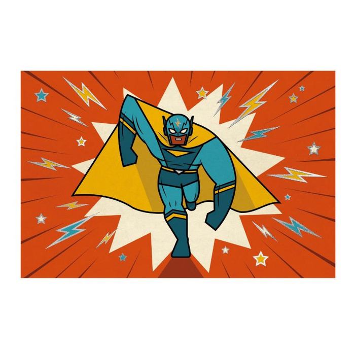 Zestaw artykułów papierniczych do tworzenia zaproszeń Superbohater Djeco