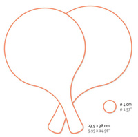 Drewniane paletki do gry dla dzieci OCEAN Djeco