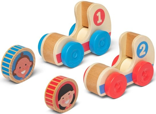 Drewniane samochody wyścigowe GO Tots Melissa and Doug