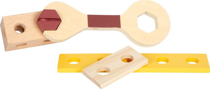 Drewniane narzędzia dla dzieci w plecaku Small Foot