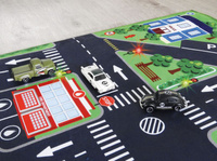 Miękka mata animacyjna Droga i 3 autka Buki