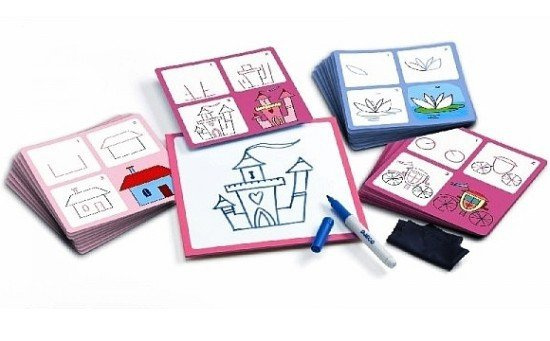 Nauka rysowania dla dziewczynki, krok po kroku. Józefina, Djeco, eduludo