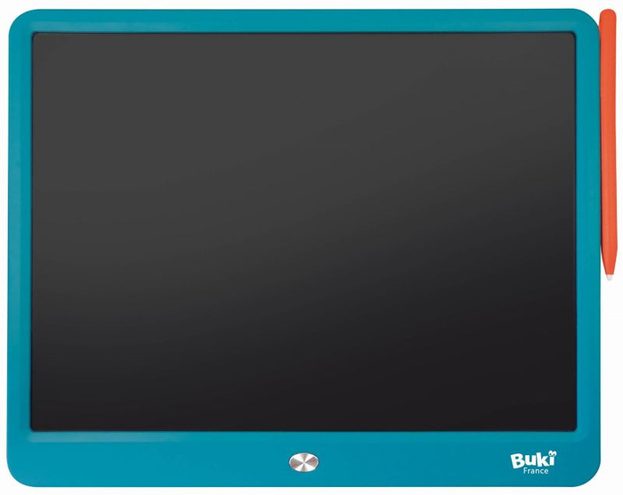 Tablet kreatywny rysowanie i zabawa niebieski XL Buki