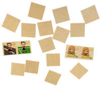 Memo drewniane gra pamięciowa Wzór Pilch