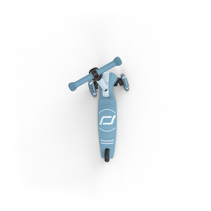 SCOOTANDRIDE Highwaykick 3S Hulajnoga z systemem sterowania 2w1 i kółkami LED składana 3+ Steel