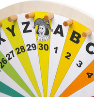 Drewniane koło fortuny