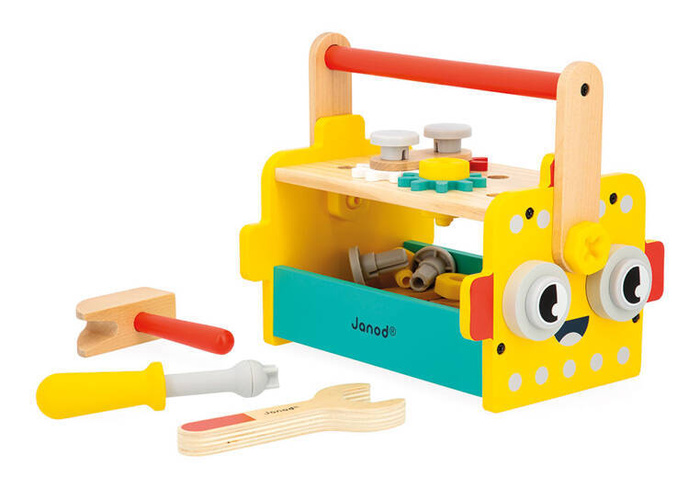 Skrzynka z narzędziami dla dzieci Robot Brico Kids Janod