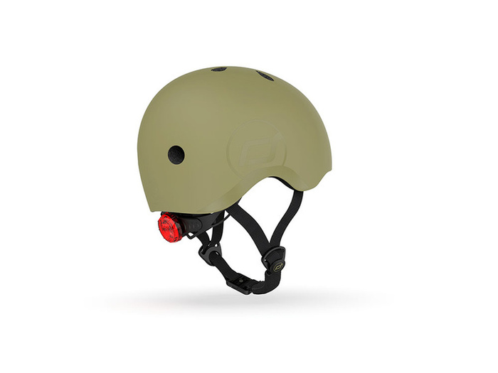 SCOOTANDRIDE Kask S-M dla dzieci 3+ Olive