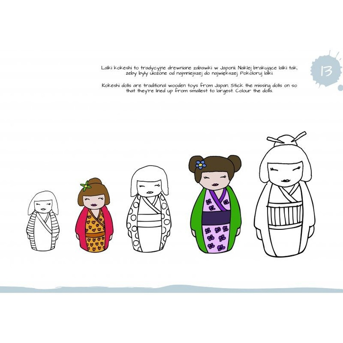 Kreatywna książka dla dzieci. Przygoda z Azją, Zuzu Toys