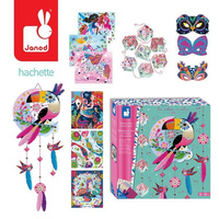 Multi - zestaw kreatywny 11 dekoracji Tukan 7+, Janod