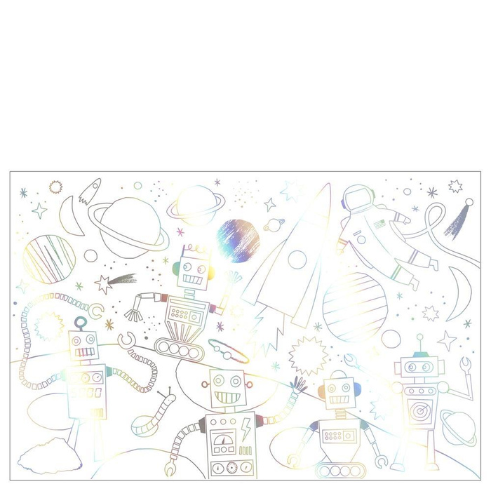 Plakaty-kolorowanki Kosmos Meri Meri