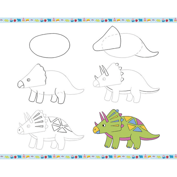 Rysowanie krok po kroku z brokatowymi markerami 20 rysunków i kolorowanek