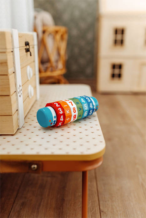 Drewniany obrotowy kalkulator Small Foot