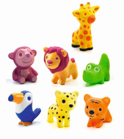 Figurki dla dzieci w zestawie Mieszkańcy sawanny Djeco