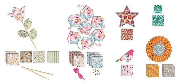 Zestaw kreatywny do tworzenia origami 7+, Janod