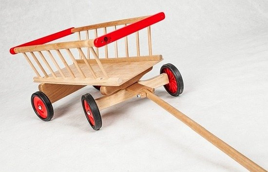 Dziecięcy wózek do ciągnięcia Moje marzenie wóz drabiniasty dla dzieci