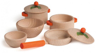 Drewniane naczynia do gotowania Natura Erzi