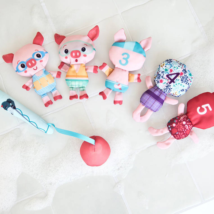 Zabawa w wędkowanie w kąpieli Wilk Louis Lilliputiens