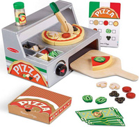 Drewniany zestaw do robienia pizzy z piecem Top & Bake 34 el Melissa & Doug