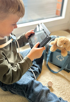 Pluszowy królik z torbą weterynarza i akcesoriami Small Foot