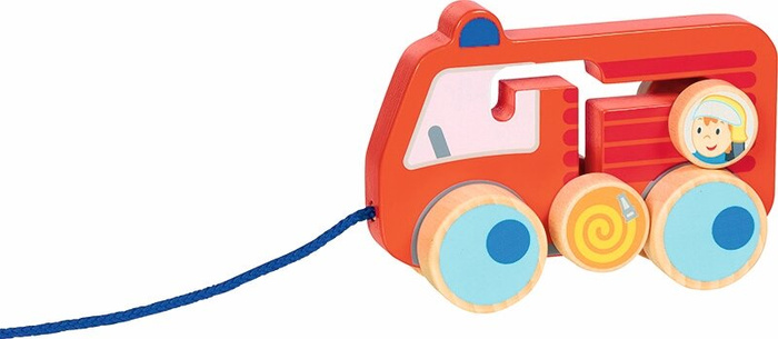 Drewniany wóz Straży Pożarnej do ciągnięcia Goki