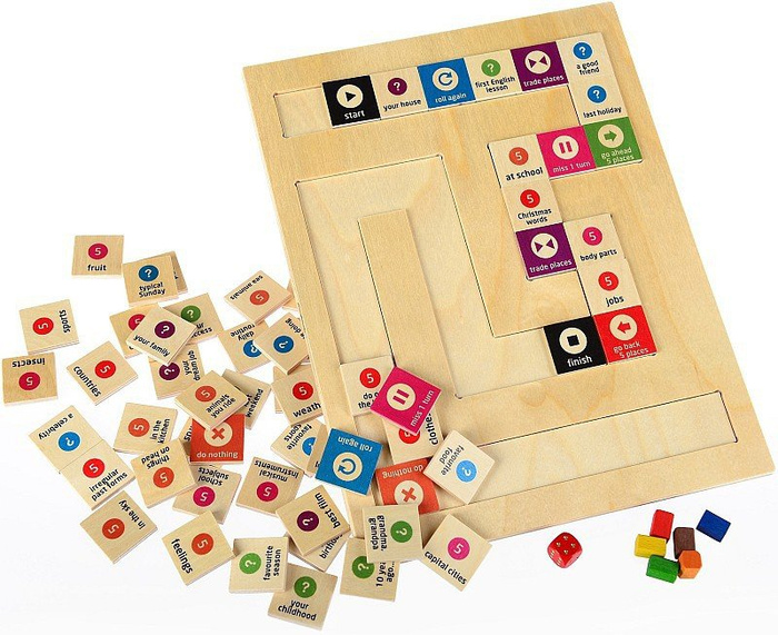 Gra drewniana, planszowa. "Chatter", Pilch