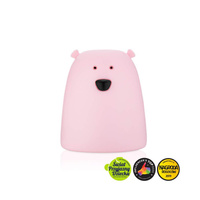 Miś Mały Lampka Silikonowa Różowa Rabbit & Friends